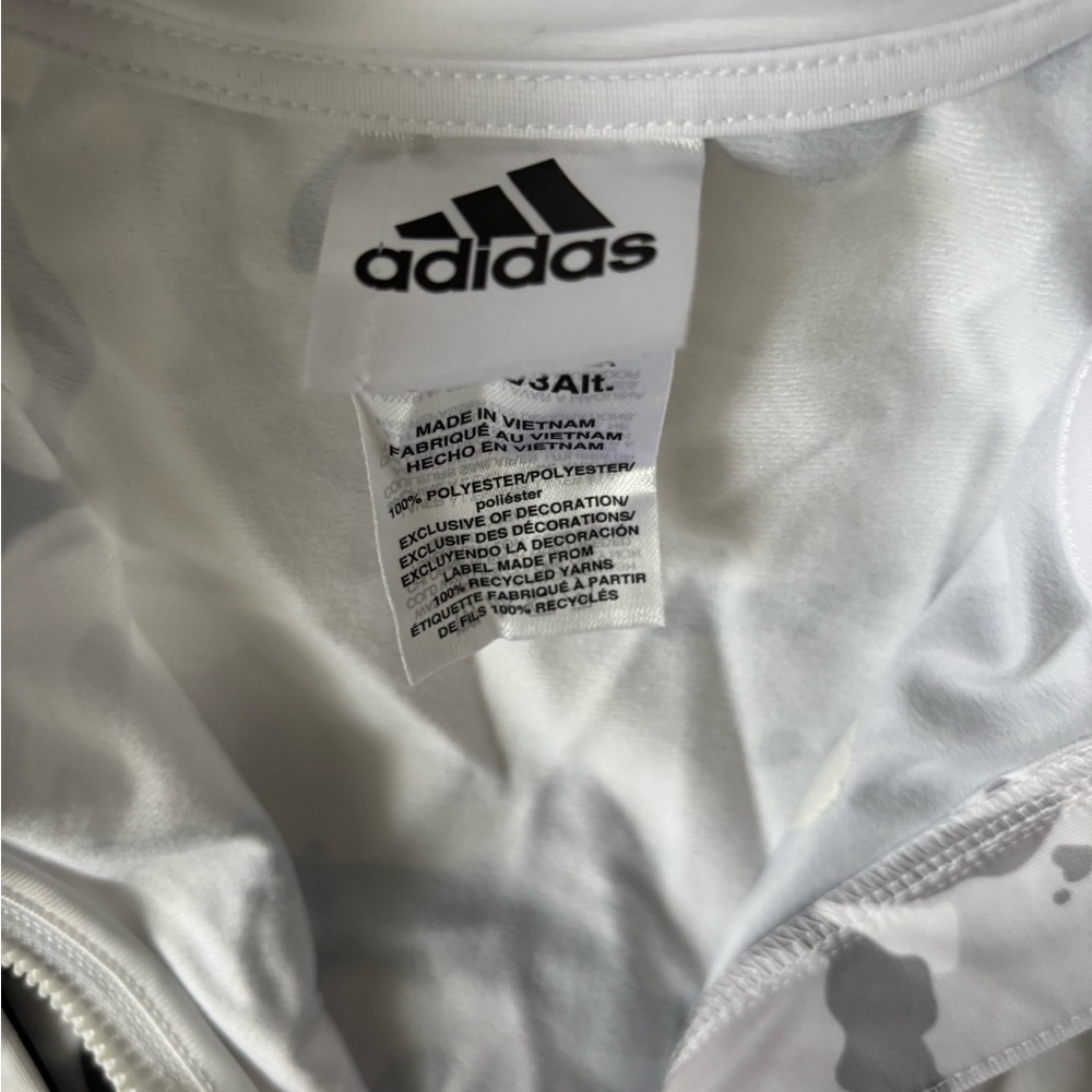 Adidas White and Gray Jacket - Picture 4 of 5